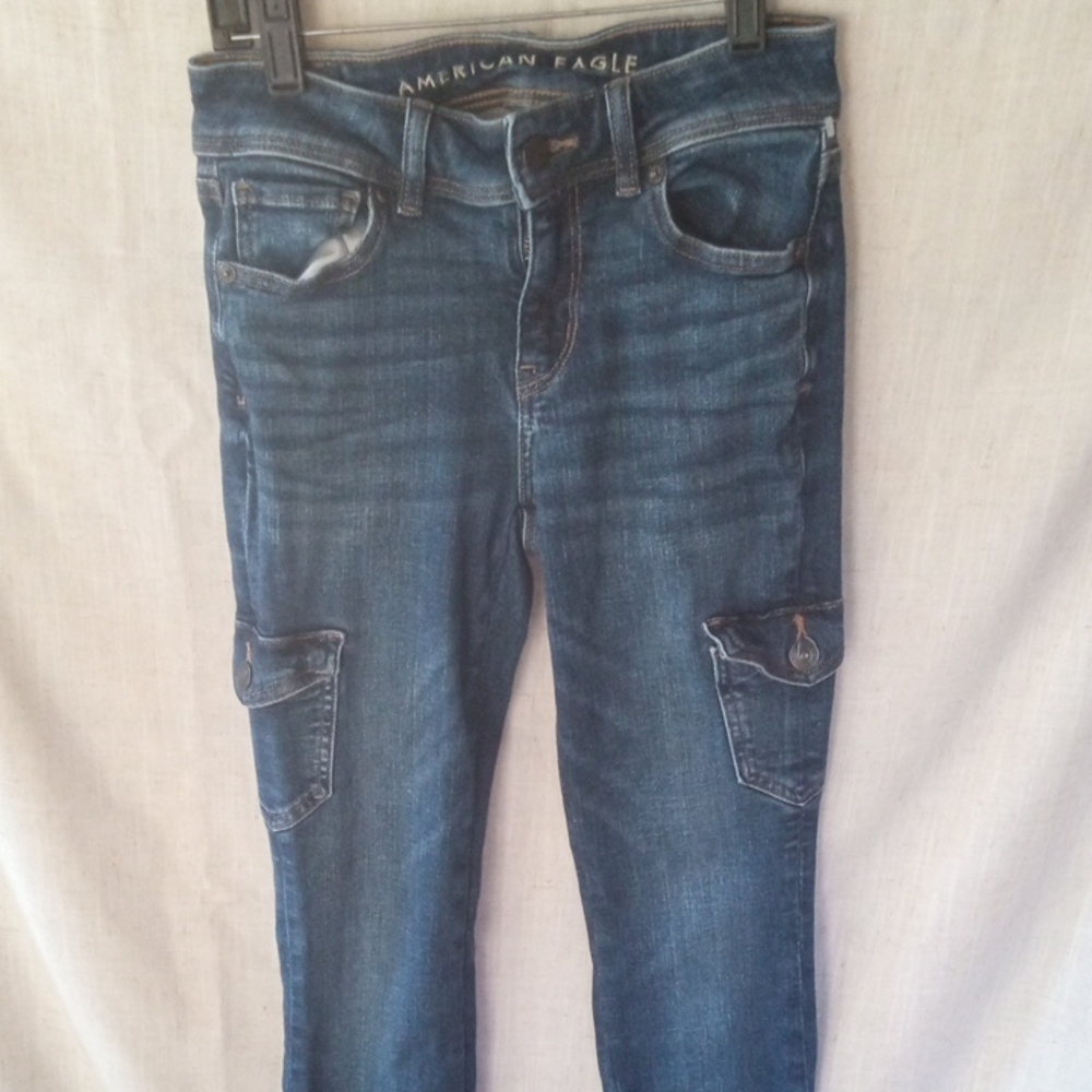 Y2K Kickboot Straight Leg Cargo Jeans